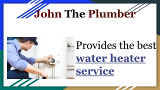 Plumber Kansas City offers both types of water heater service