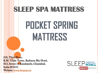 Sleep Spa Pure Sleep Pocket Spring Mattress