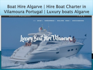 Boat Rental Algarve