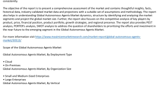 Global Autonomous Agents Market