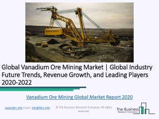 Global Vanadium Ore Mining Market Report 2020