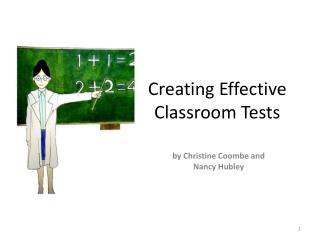 Creating Effective Classroom Tests