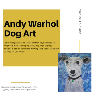 Dog Portrait By Andy Warhol Dog Art | The Phag Shop