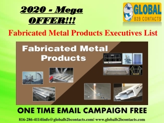 Fabricated Metal Products Executives List