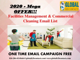 Facilities Management & Commercial Cleaning Email List