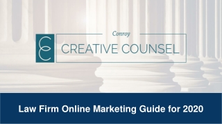 Law Firm Online Marketing Guide for 2020