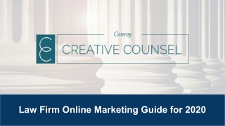 Law Firm Online Marketing Guide for 2020