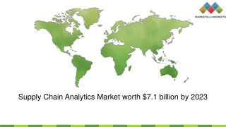 Supply Chain Analytics Market Revenue to Expand at a CAGR of 20.6% by 2024