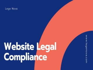 Website legal compliance