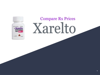 Online Price Analysis of Xarelto (Rivaroxaban)