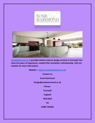 Luxury Kitchens Cornwall - Susie Hammond