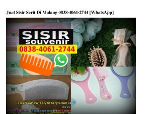 Jual Sisir Serit Di Malang O838•4O61•2744[wa]