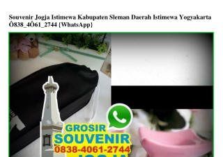 Souvenir Jogja Istimewa Kabupaten Sleman Daerah Istimewa Yogyakarta 0838–406I–2744[wa]