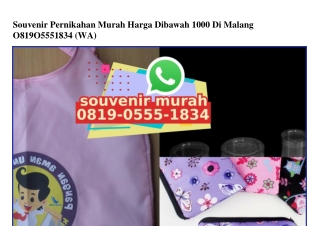 Souvenir Pernikahan Murah Harga Dibawah 1000 Di Malang Ö819–Ö555–1834[wa]