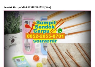 Sendok Garpu Mini O831O26O1251[wa]