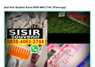 Jual Sisir Rambut Kusut Ô838-4Ô61-2744[wa]