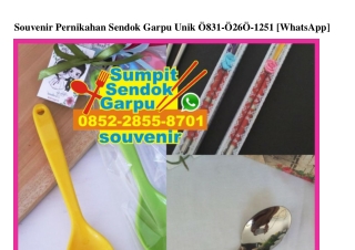 Souvenir Pernikahan Sendok Garpu Unik Ö831.Ö26Ö.1251[wa]