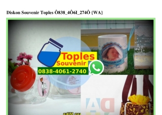 Diskon Souvenir Toples 0838–4061–2740[wa]