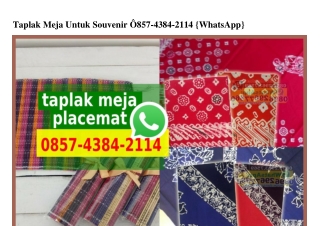 Taplak Meja Untuk Souvenir O85743842114[wa]