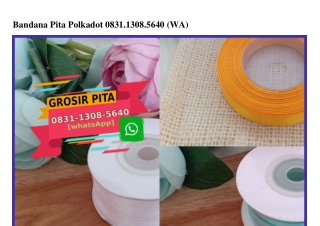 Bandana Pita Polkadot Ô831·13Ô8·564Ô[wa]