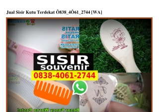 Jual Sisir Kutu Terdekat Ô838–4Ô61–2744[wa]