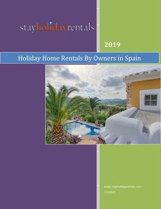 Holiday Home Rentals By Owners in Spain