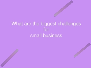 Challenges in Small Business - Takefin