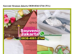 Souvenir Siraman Jakarta Ö838-4Ö61-2744[wa]