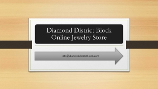 Diamond District Jewelry