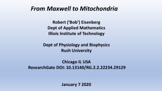 From Maxwell to Mitochondria