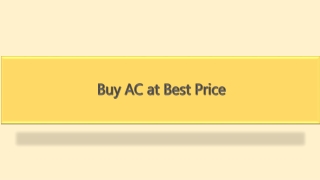Buy AC at Best Price