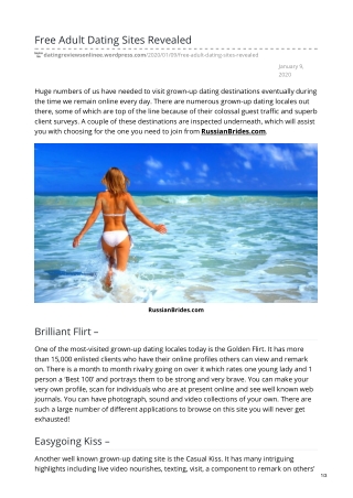 RussianBrides Review 2020