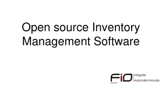 open source inventory management software