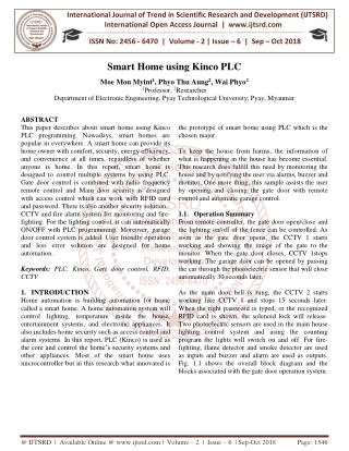 Smart Home using Kinco PLC