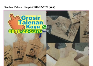 Gambar Talenan Simple 0818225376[wa]