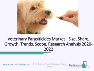 Veterinary Parasiticides Market Is Expected To Grow To $12.02 Billion By 2022