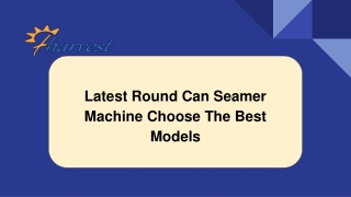 Latest Round Can Seamer Machine – Choose The Best Models