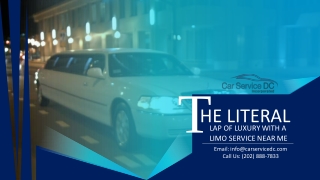 The Literal Lap of Luxury with a Car Service Near Me