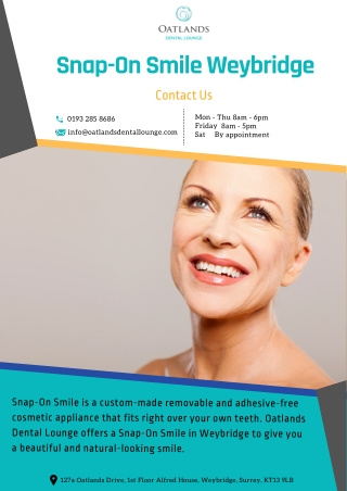 Snap On Smile Weybridge