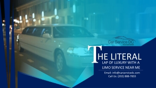 The Literal Lap of Luxury with a Limo Service Near Me