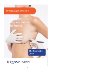 Cosmetic Clinic Breast Augmentation: Give your self-confidence, the boost.