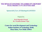 TECHNO-ECONOMIC FEASIBILITY REPORT