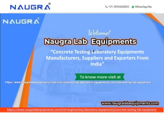 Concrete Testing Laboratory Equipments Suppliers