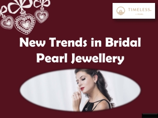 New Trends in Bridal Pearl Jewellery