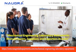 Mechanical Engineering Laboratory Instruments Manufacturers