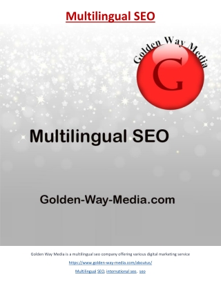 Multilingual SEO
