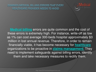 Common Medical Billing Errors that every Healthcare Provider needs to avoid
