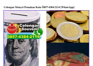 Celengan Monyet Pemakan Koin Ö857 4384 2114[wa]