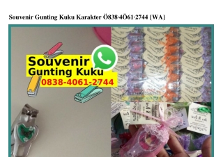 Souvenir Gunting Kuku Karakter 0838.4061.2744[wa]