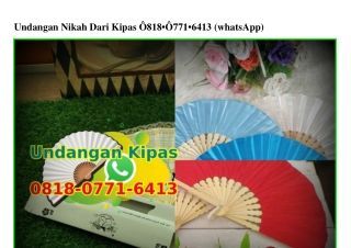 Undangan Nikah Dari Kipas 081807716413[wa]